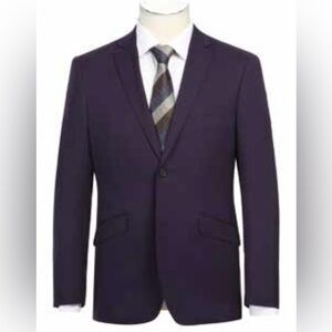 Men's Purple Slim Fit Suit